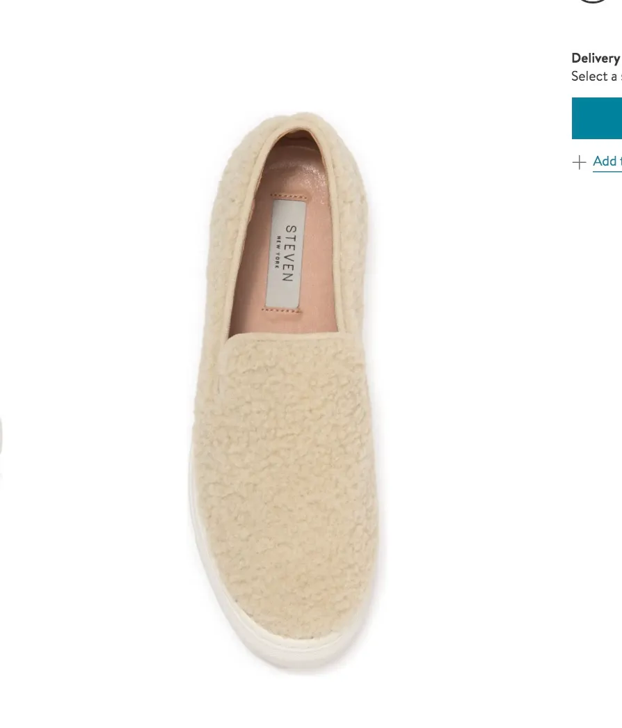 Steve Madden STEVEN NEW YORK Kimbel Faux Shearling Sherpa Slip-On Sneaker - Image 4