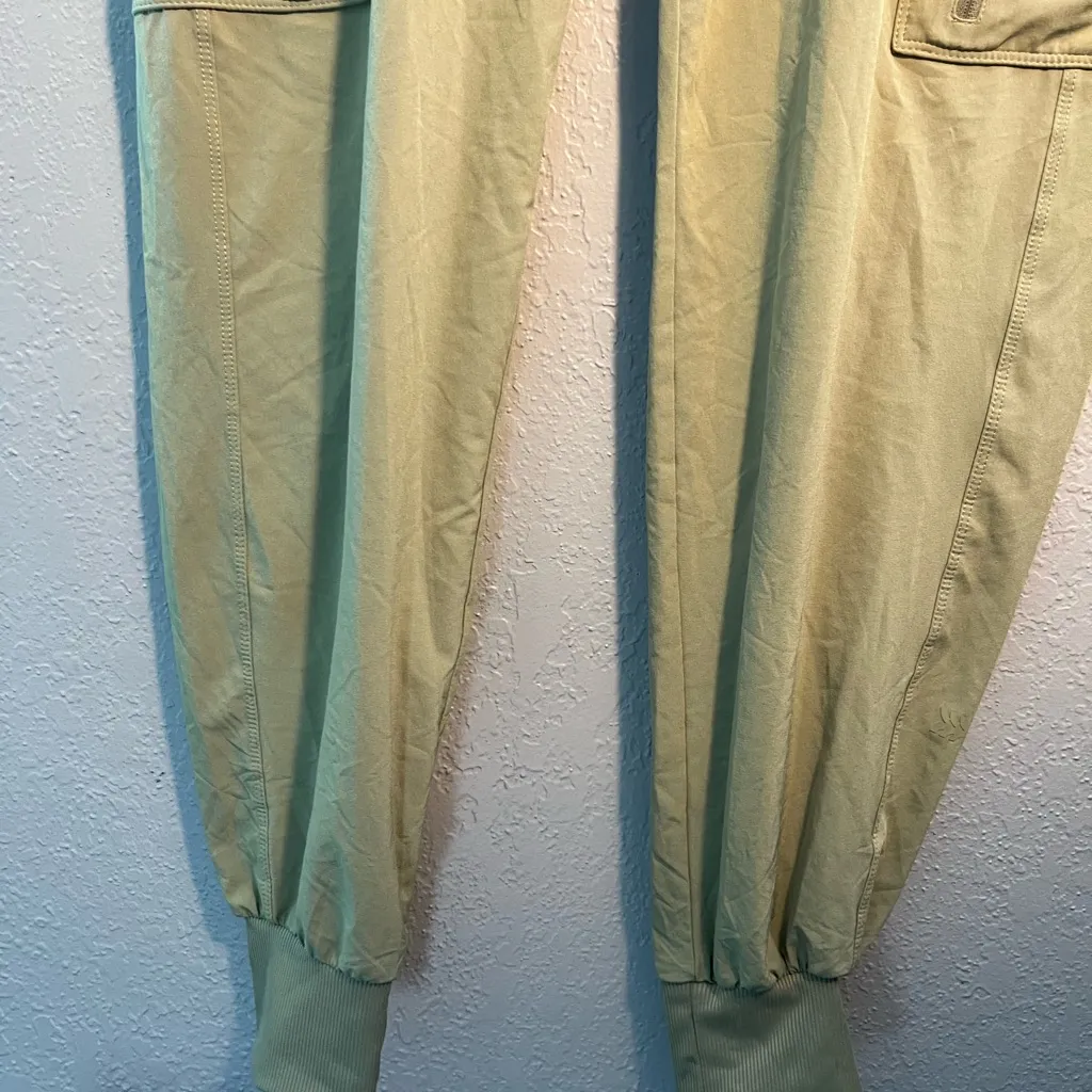All in Motion Olive Green Leggings Comfortable Fit SZ S Long Straight-Leg Tight - Image 3