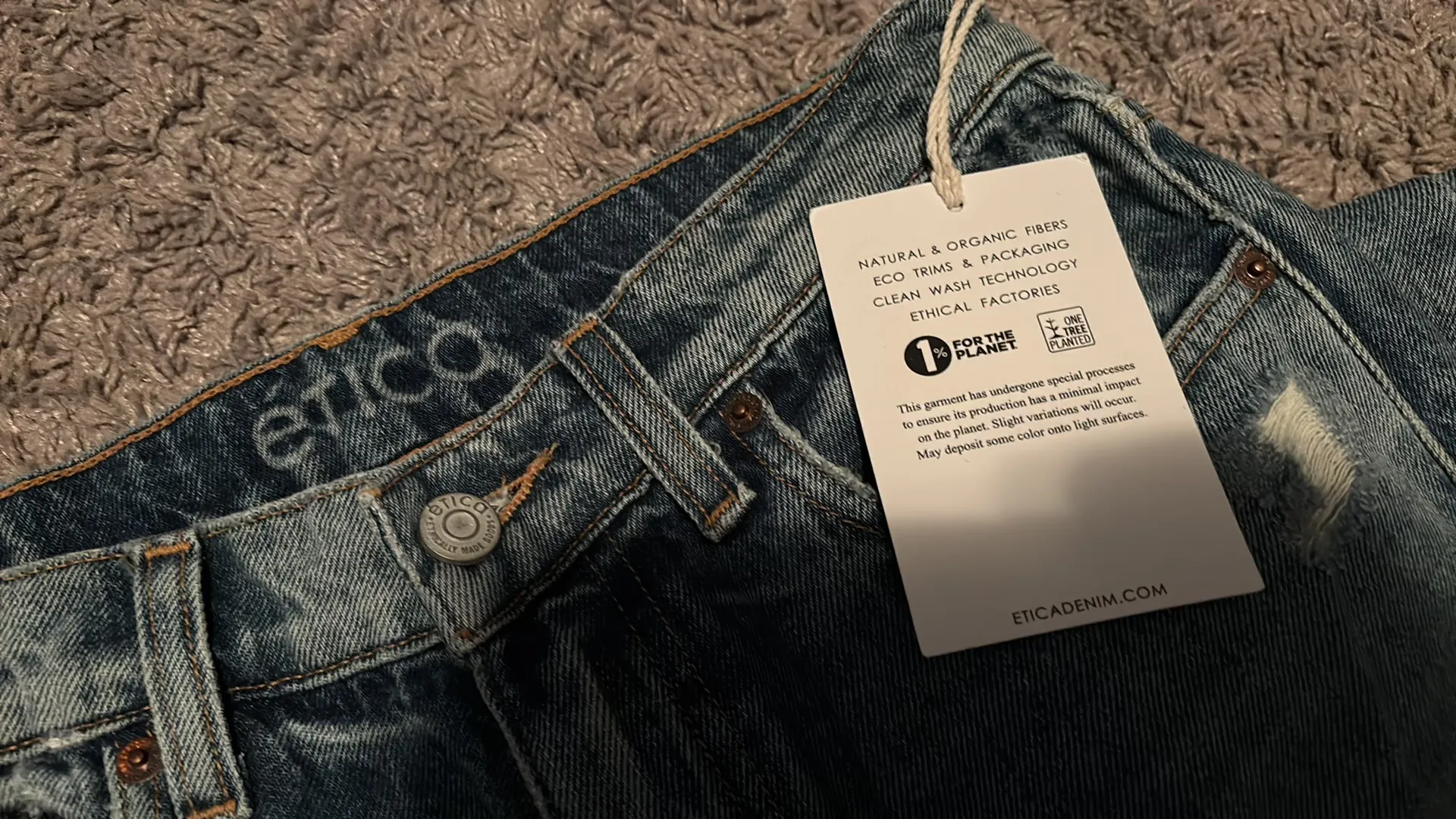 Etica denim jeans Blue Size 27 - Image 2