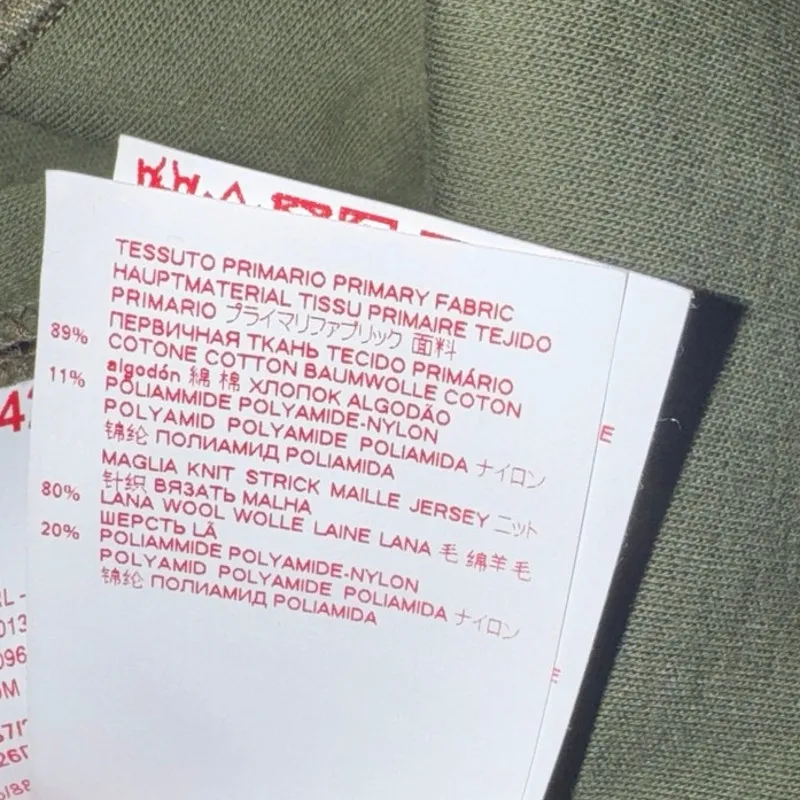 MARNI Sweatshirt in Military Green, Italy 42 / US Size 6, New w/ Tag MSRP $808 Green - Image 9