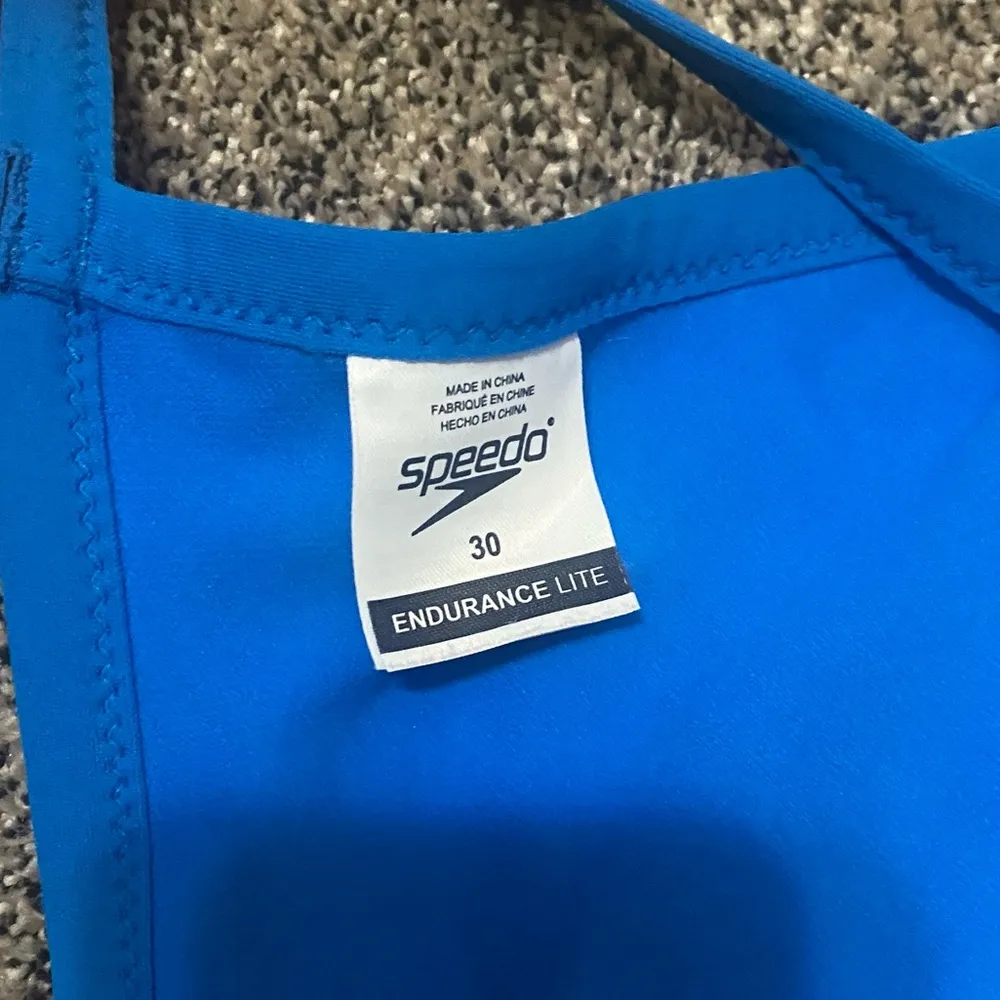 One piece neon Speedo swimsuit in bikini-like style - Image 3