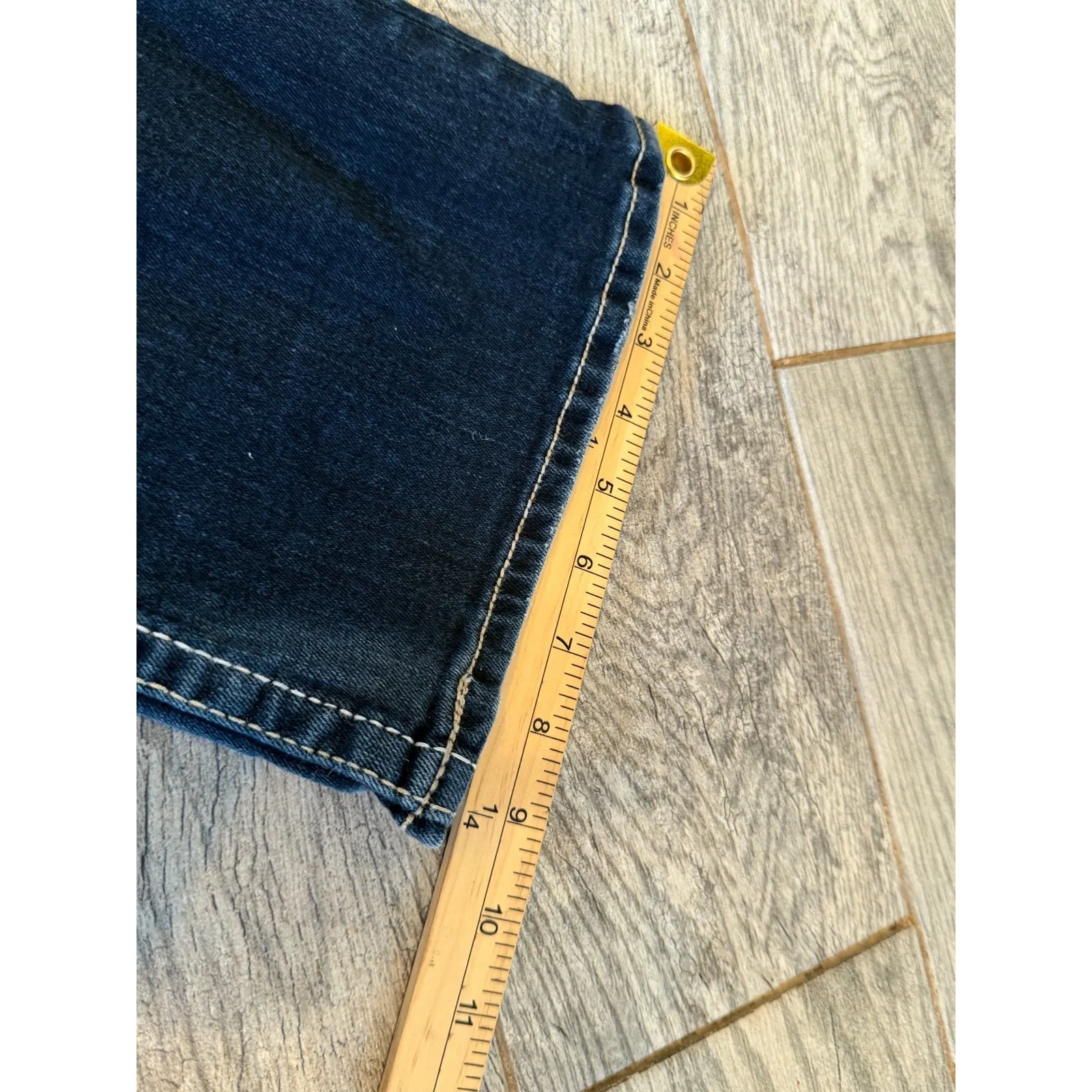 Big Star Sweet Ultra Low Rise Denim jeans size 29 Long Bootcut 29L Jean Western - Image 12