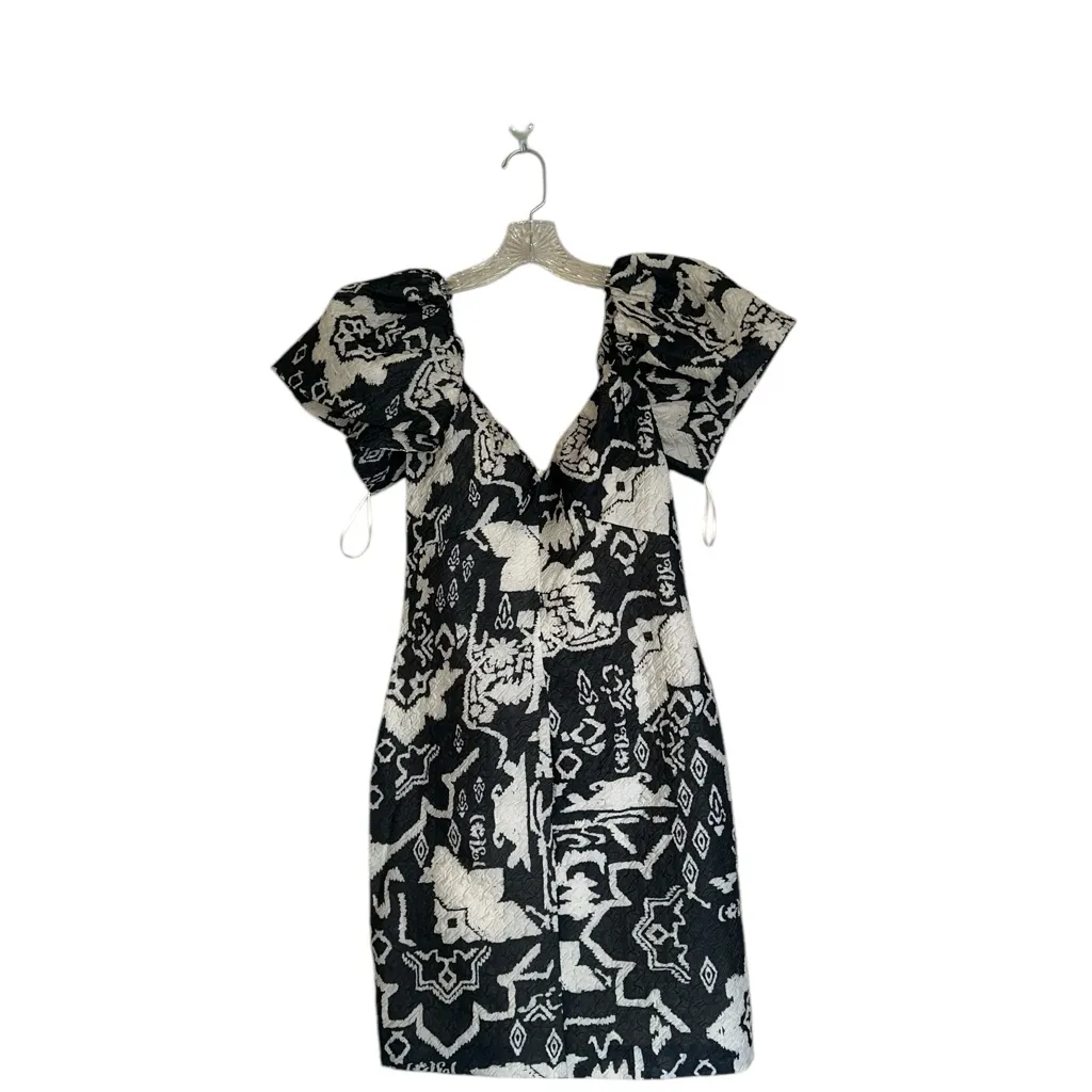 NWT French Connection Deon Candra Womens Jacquard Printed Dress - Image 11