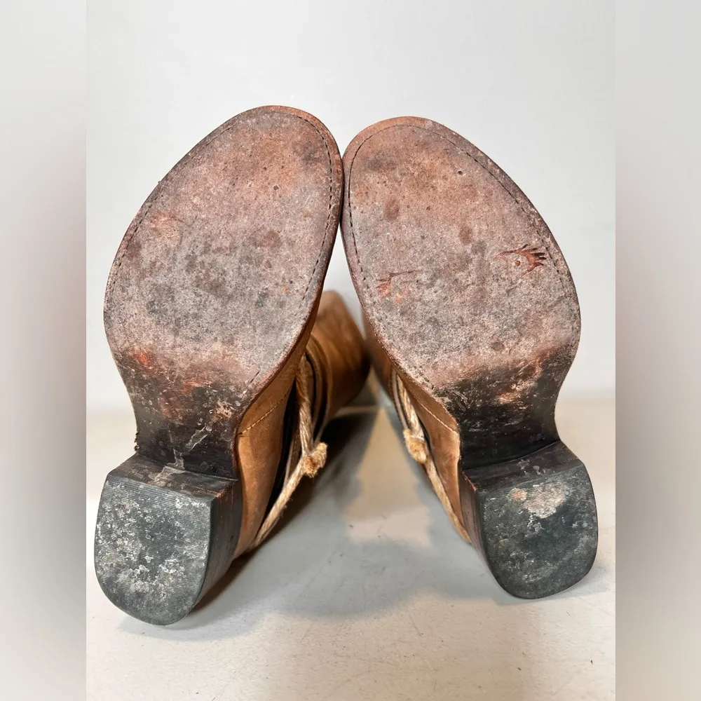 Freebird By Steven Women’s Drove Sz 6 Leather Distressed Brown Boots Western - Image 9