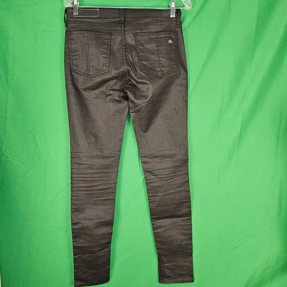 Rag and Bone  Jean Womens Black Leggings 28‎ - Image 2