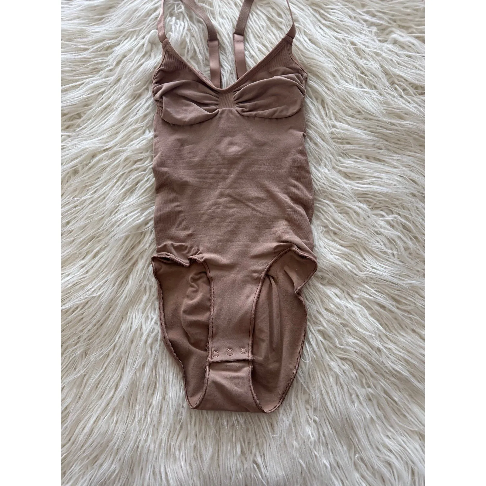 Skims Seamless Sculpt Brief Bodysuit Sienna Size XS - Image 4