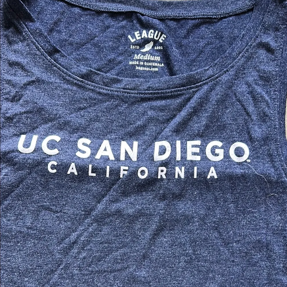 League Navy UC San Diego Tank Top Blue Size M - Image 3