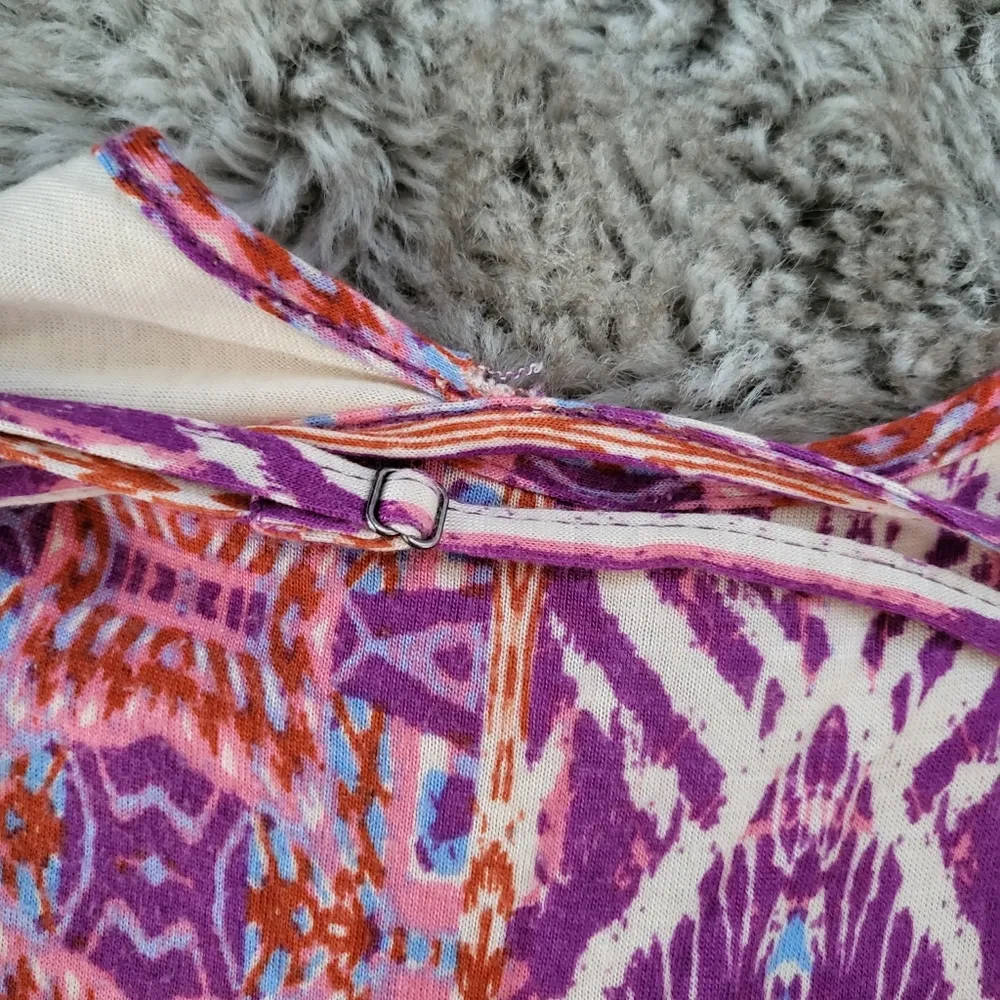 Forever 21 Colorful Kaleidoscope Print  Spaghetti Strap Maxi Dress Size Small - Image 5