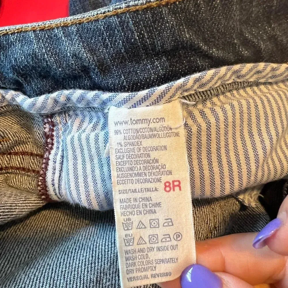 Tommy Hilfiger  Boyfriend Jeans Size 8 Blue Retro - Image 6