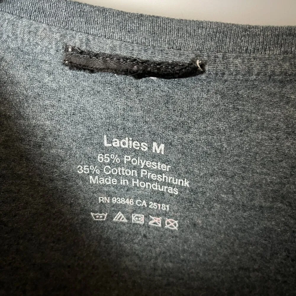 Harley Davidson Motorcycles T Shirt Womens Gray Medium M Graphic Tee Cotton Top - Image 4