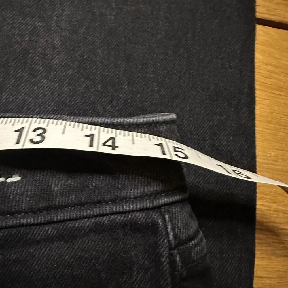 Abercrombie & fitch the skinny high rise black button fly Jean 29/8 - Image 3