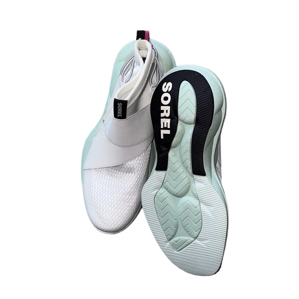 NEW  WOMEN'S EXPLORER DEFY MID IN SEA SALT/SPRITE Slip On Sneakers - Image 6