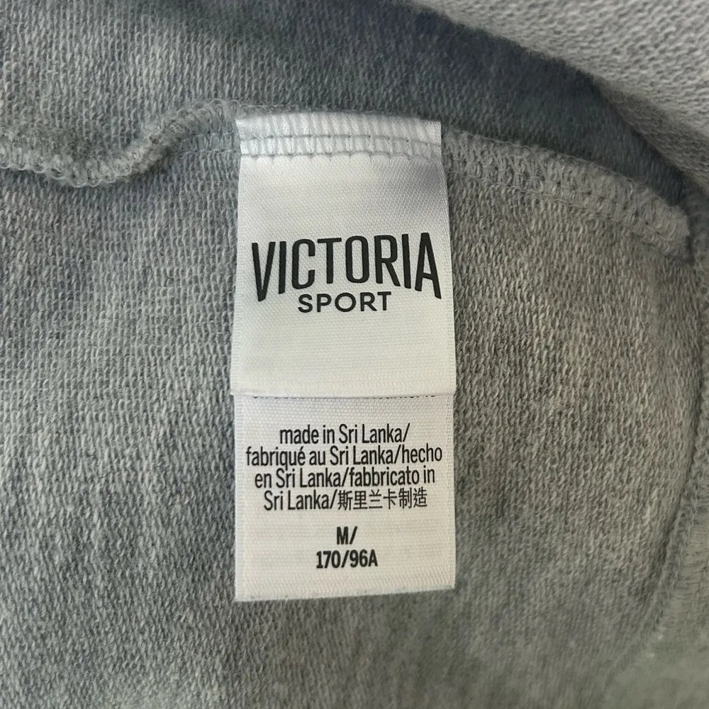 Victoria Sport light gray full zip hoodie medium - Image 7