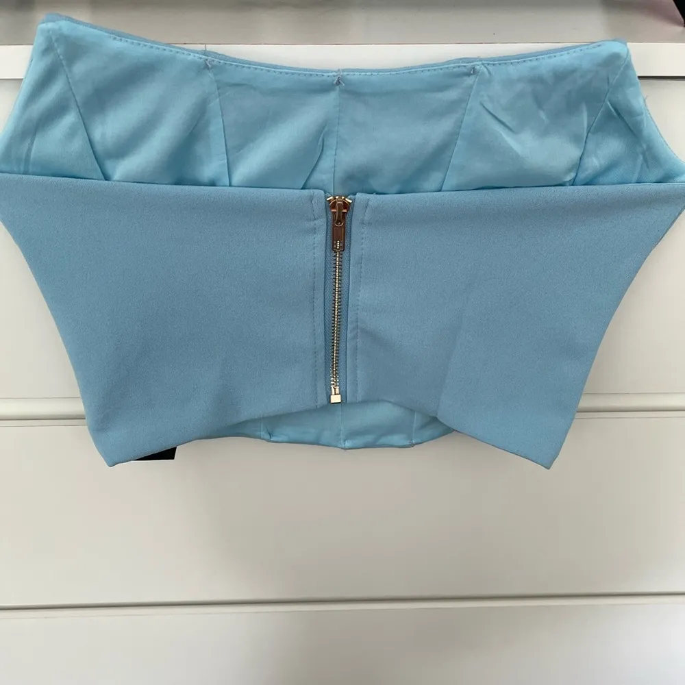 small blue corset top - Image 2