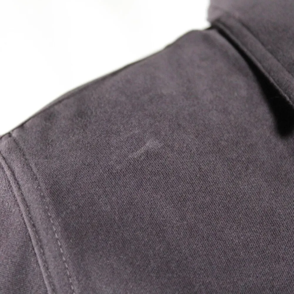 Vintage 1990s Bill Blass Amethyst Purple Jewel Tone Sueded Like Button D… - Image 8