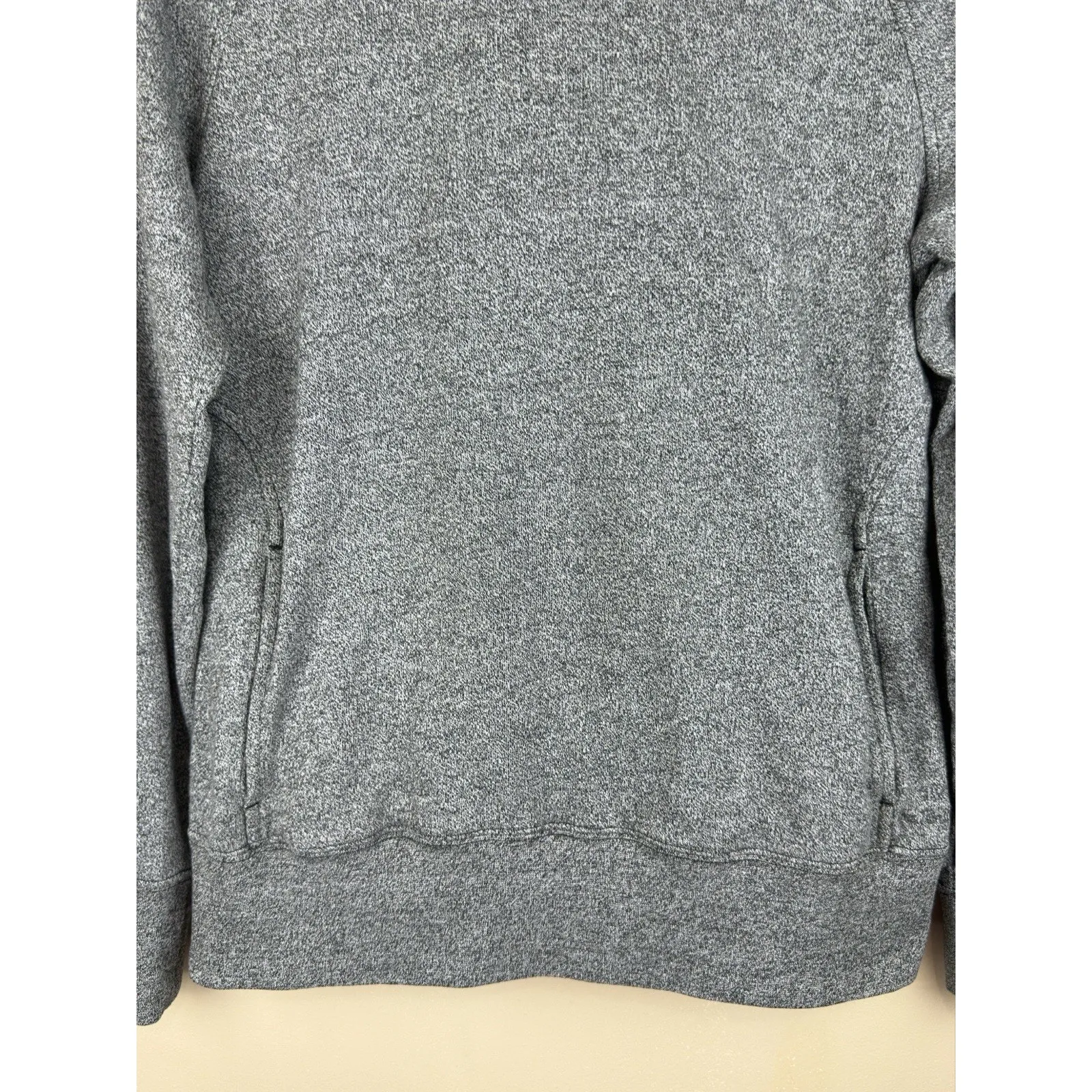 The North Face Women’s Grey Heather Hoodie Sweatshirt, Size S, Long Sleeve - Image 4