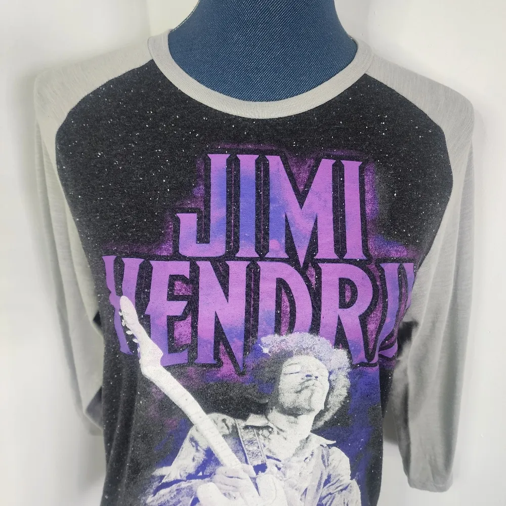 Rockin Artwork Jimi Hendrix Graphic TShirt Black Size M - Image 2