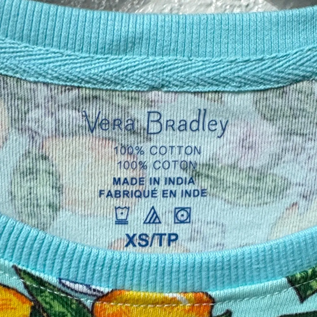 Vera Bradley Turquoise Citrus Tee - Image 2