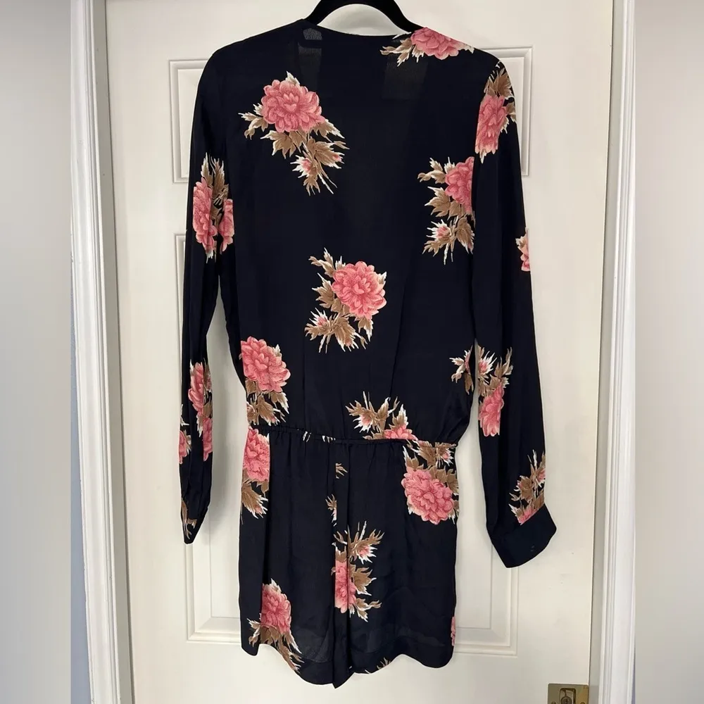 Blue Life Floral Long Sleeve Romper‎ - Image 3