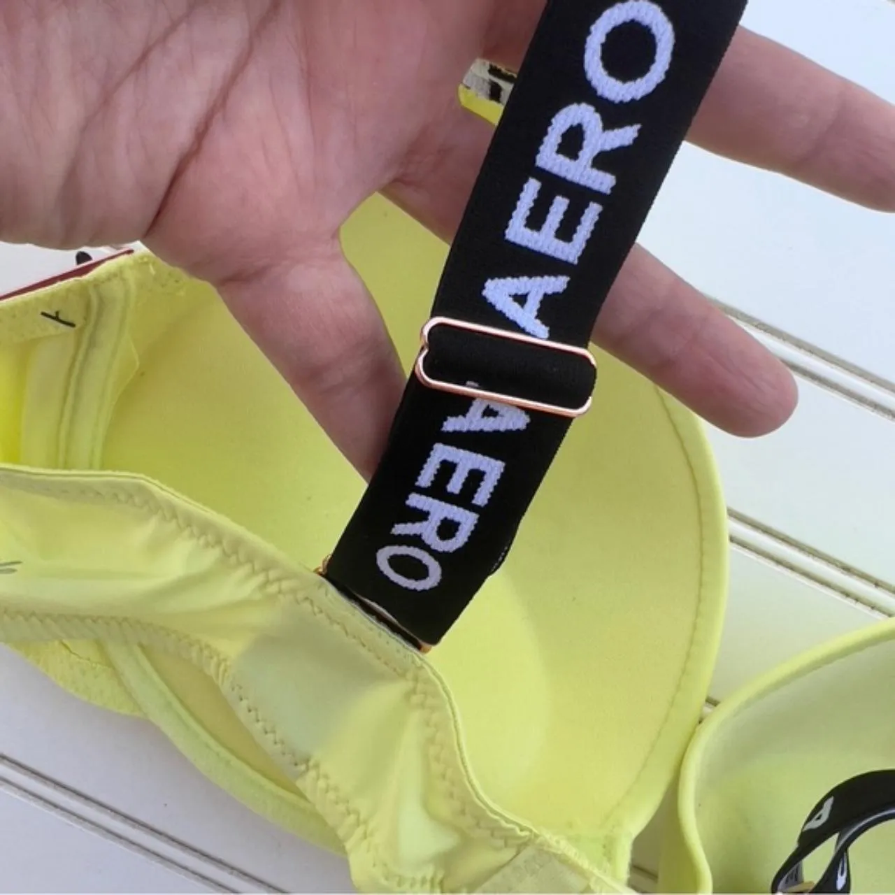 Aeropostale  Yellow Push Up Bra - Image 4