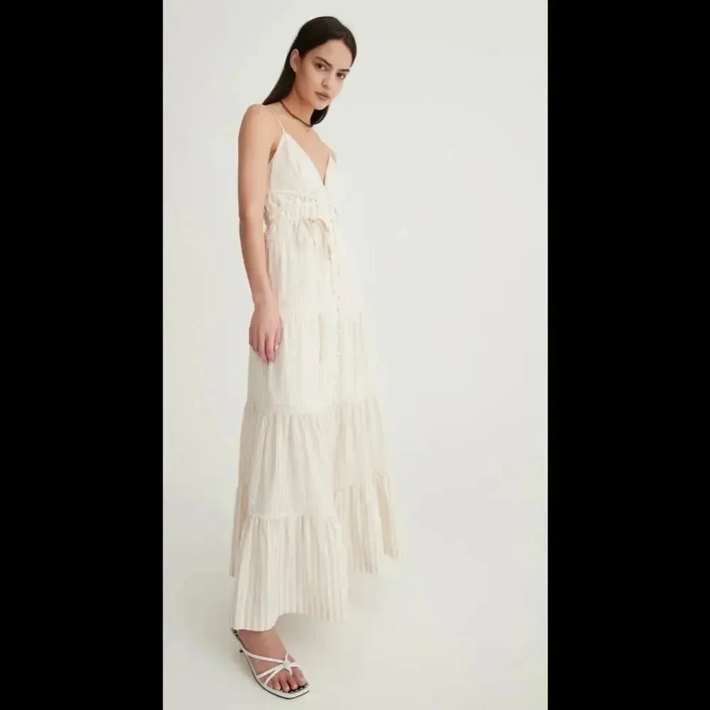 HANSEN & GRETEL Roberta Dress small Tan - Image 15