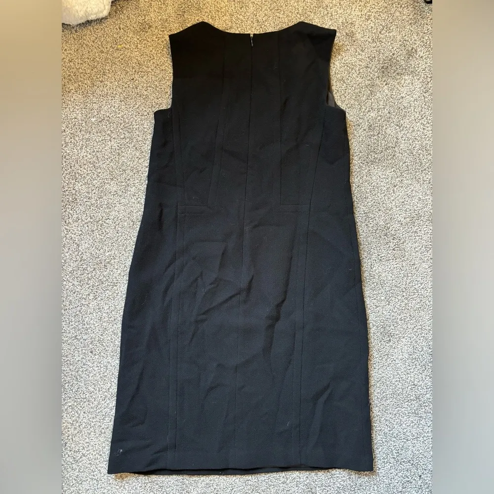 Lafayette 148 Black Midi Dress - Image 3