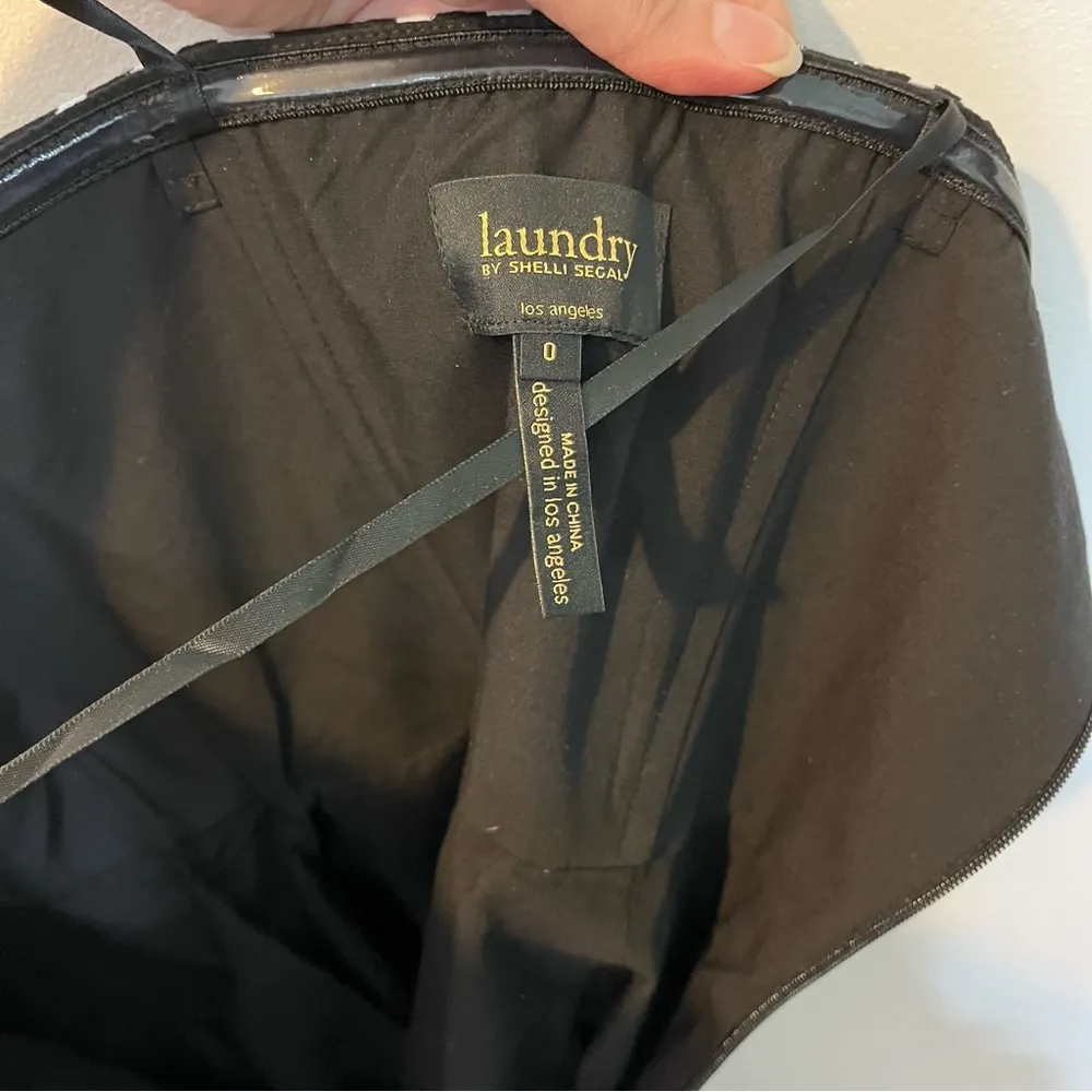 Laundry by shelli segal NWT 0 Black & White dress patterned party cocktail dress - Image 6