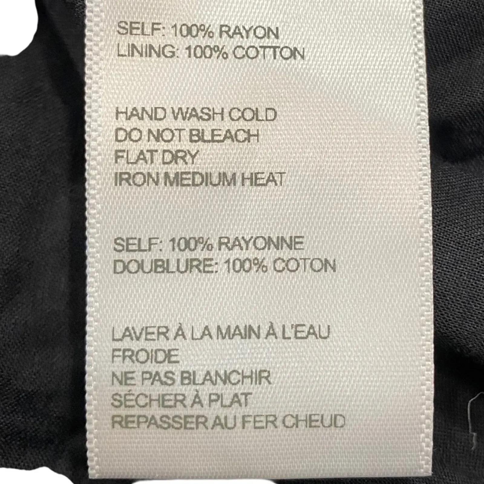 Urban Outfitters Black Long Sleeve V neck Swiss dot Dress Size small NEW - Image 9