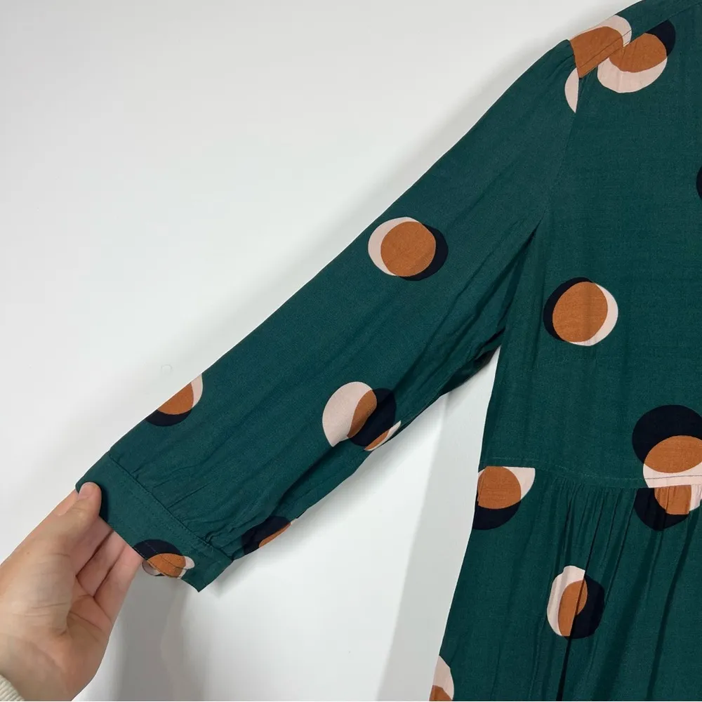 Boden Eclipse Mollie Dress Size 6 LONG Green - Image 7