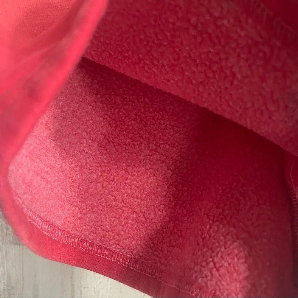 TNA Cozy Fleece Aritzia High Rise Ombre Shorts 3 size‎ XXS Coral Orange Pink - Image 2