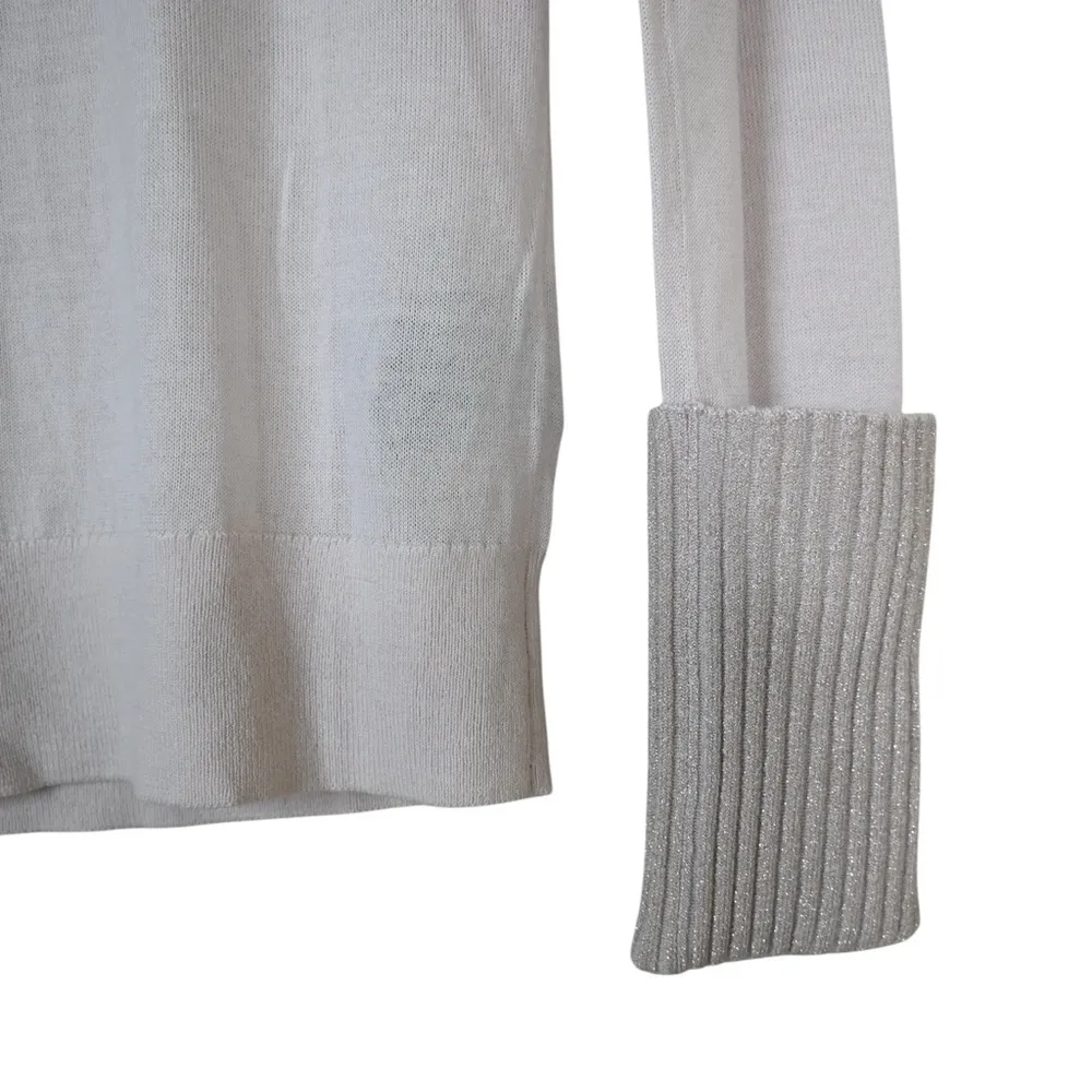 Club Monaco Womens XS Wool Blend Pullover Cuffed Sleeve Sweater - Image 7