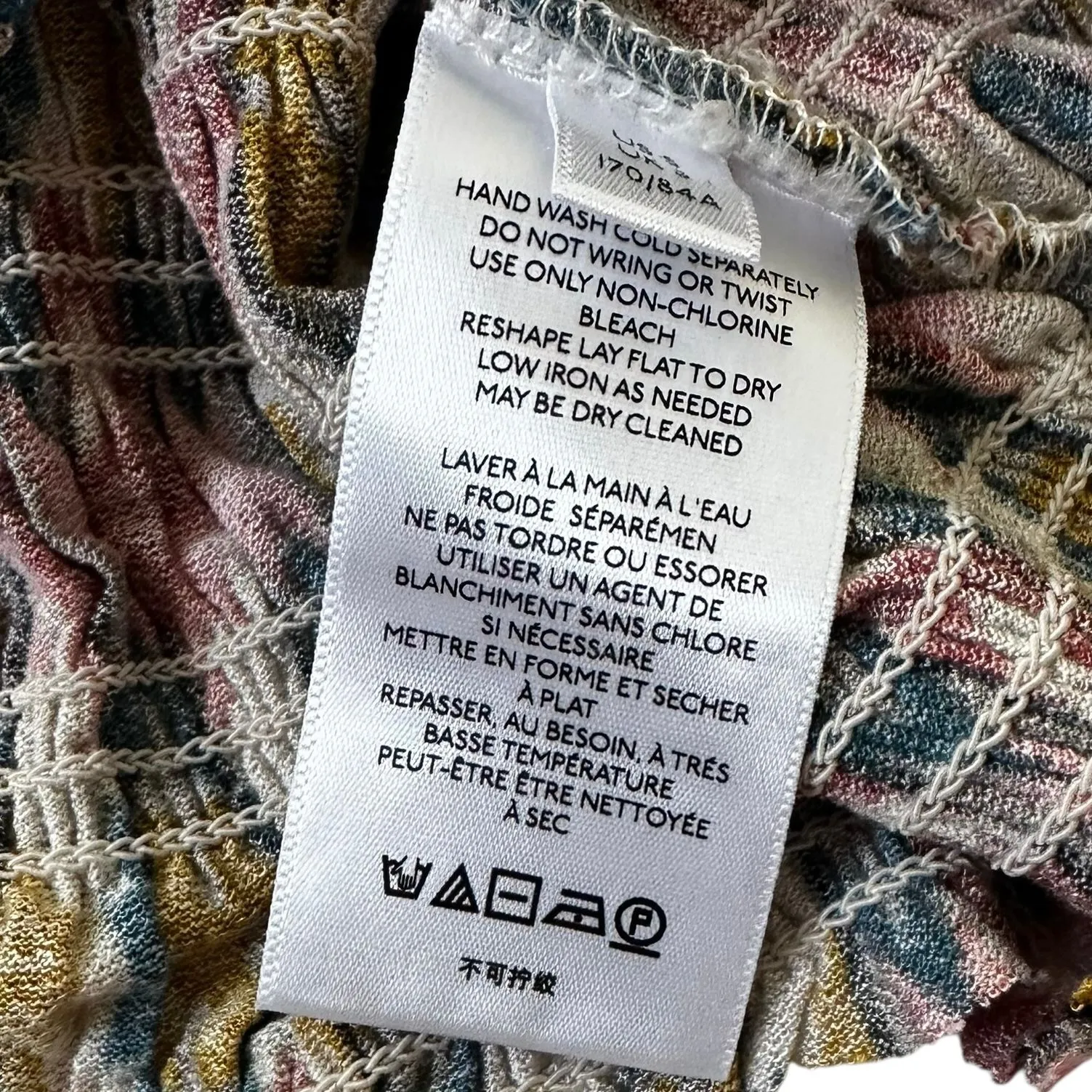 Urban Outfitters Multicolor Smocked Crop Top Women's Size Small | 10-9-2 - Image 5