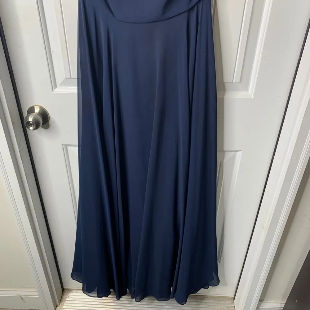 Jenni Yoo BHLDN Navy Maxi Dress Halter Bridesmaid Formal size‎ 4 wedding guest - Image 4