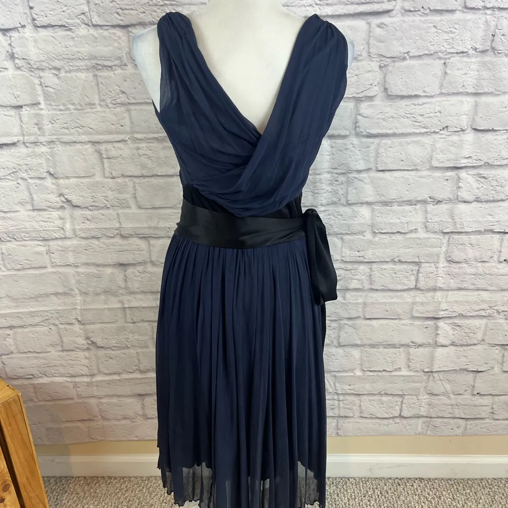 Diane Von Furstenberg 100% Silk Lorelei fairycore wrap dress size 4 READ - Image 5