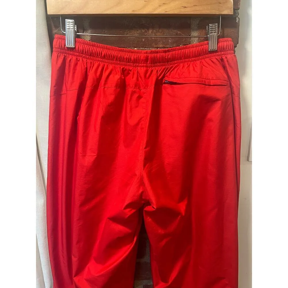 Womens Nike Red Retro Windbreaker Pants M - Image 7