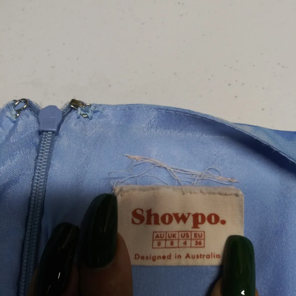 ShowPo Can I Be Your Honey Dress in Cloudy Floral Size 4 Blue - Image 11