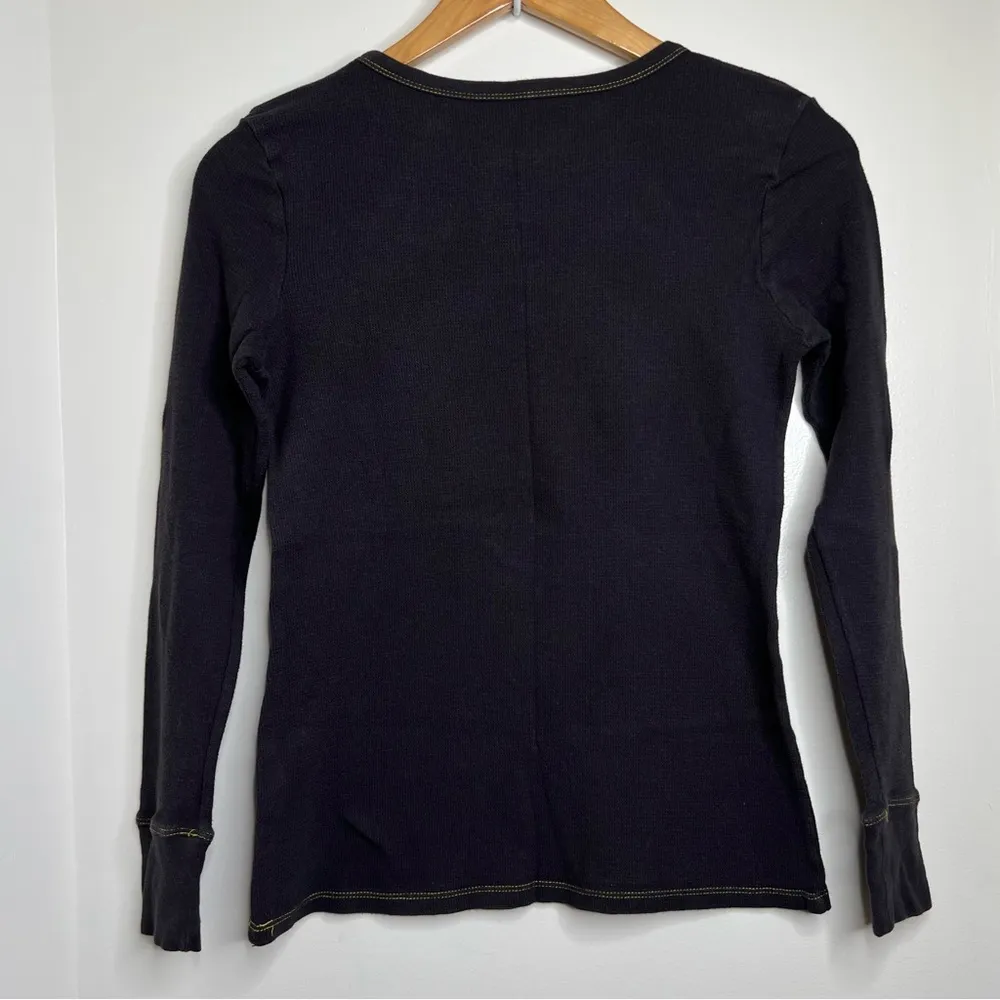 NFL Pittsburgh Steelers Thermal Long Sleeve Shirt Tight Fitting Medium Black - Image 4