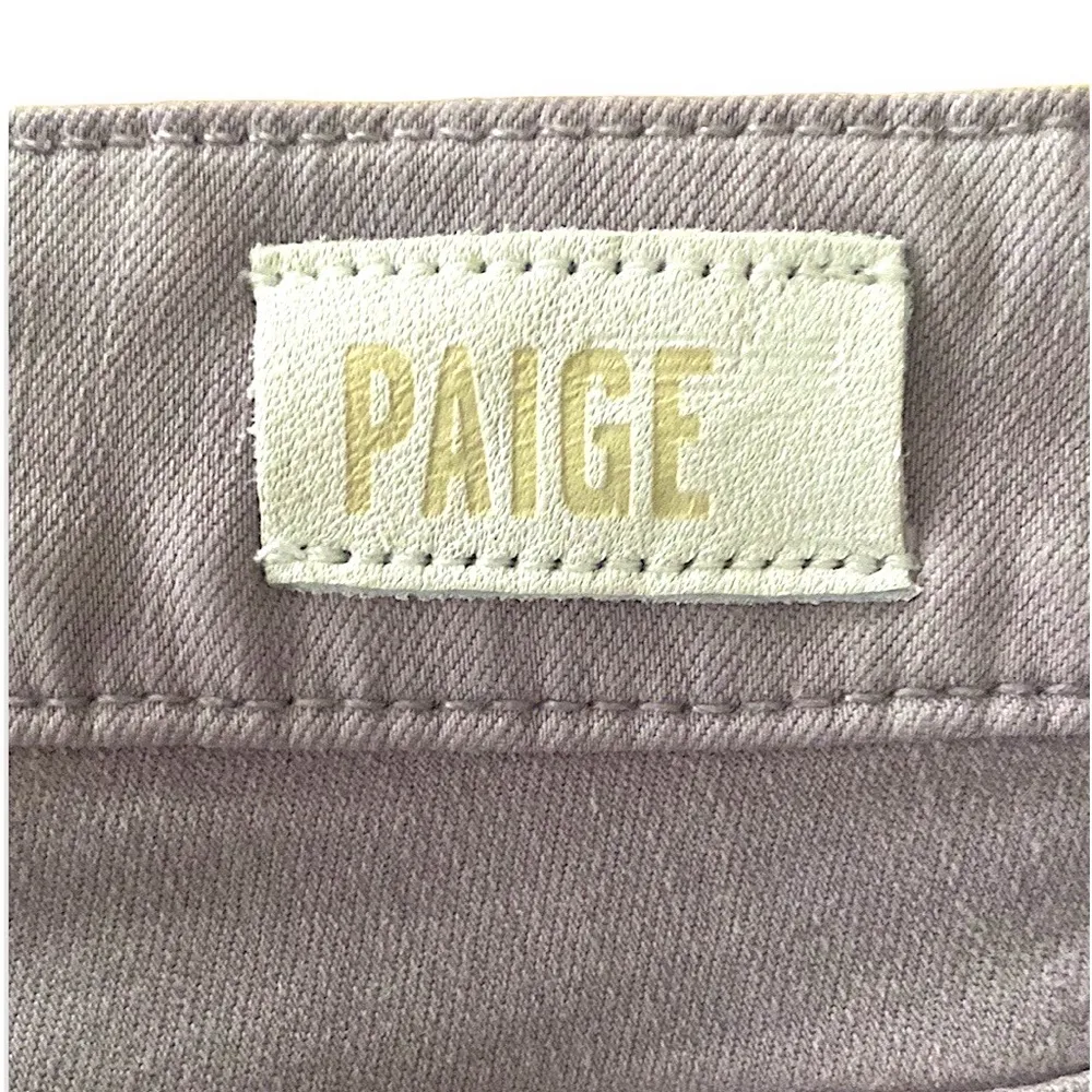 PAIGE Hoxton Ankle High Rise Skinny Jeans in Soft Violet - Image 5