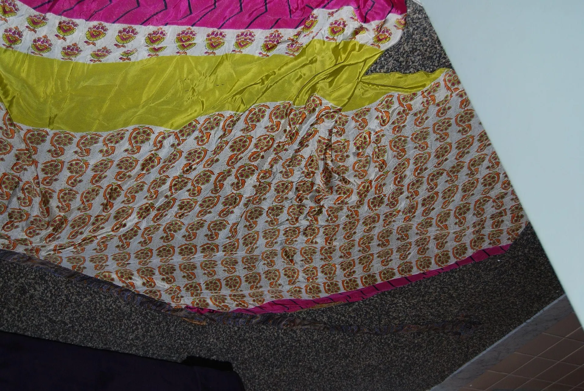 Pink, White And Green Reversible Multi-use Wrap/Skirt/Dress - Image 9