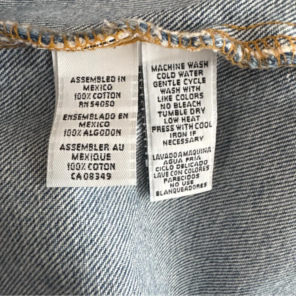 Ralph Lauren Lauren Jeans Co Women’s Denim Chore Barn Trucker Jean Jacket - Image 6