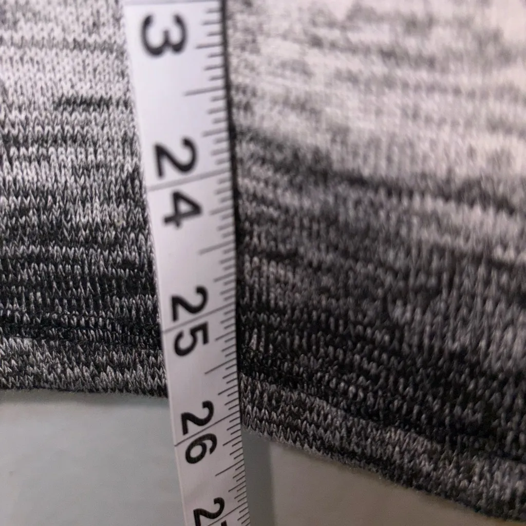 Talbots Heather Grey Striped Cowl Neck Sweater Size Small - Image 7