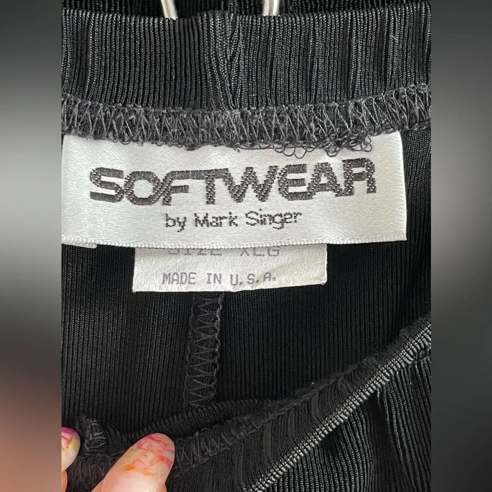 Software by Mark Singer Slinky 2pcs Button Front Blouses and Pants Size … Black - Image 3