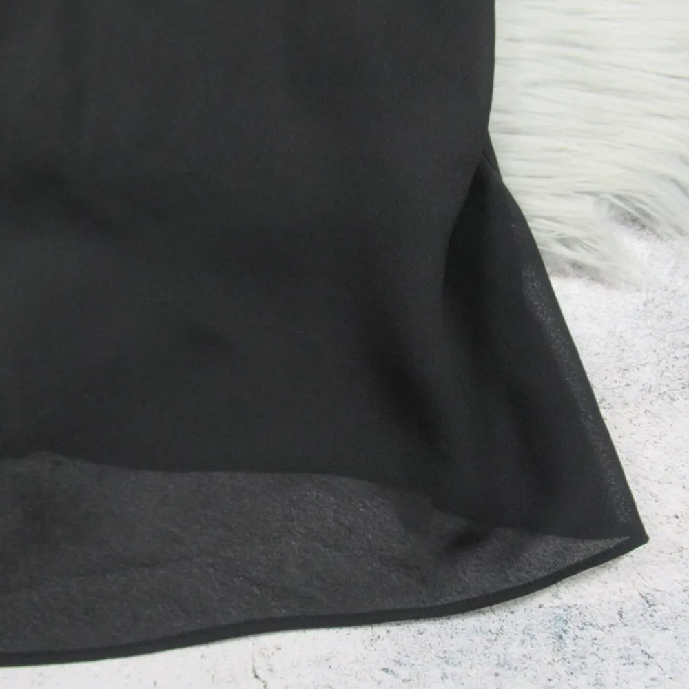 LAUREN RALPH LAUREN Sheer Black Cropped Cami Womens Size 14P Petite - Image 4