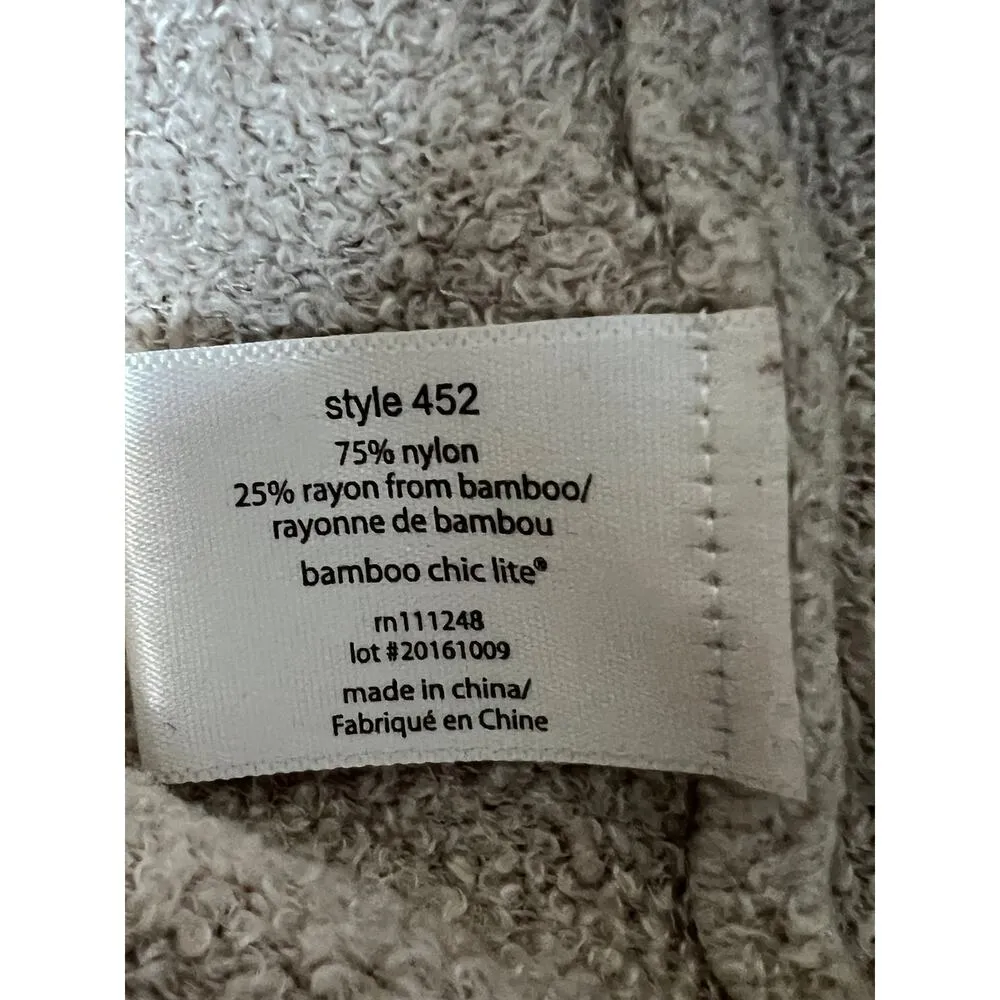 BAREFOOT DREAMS womens size L/XL cardigan open front cream cozycore, office wear - Image 6