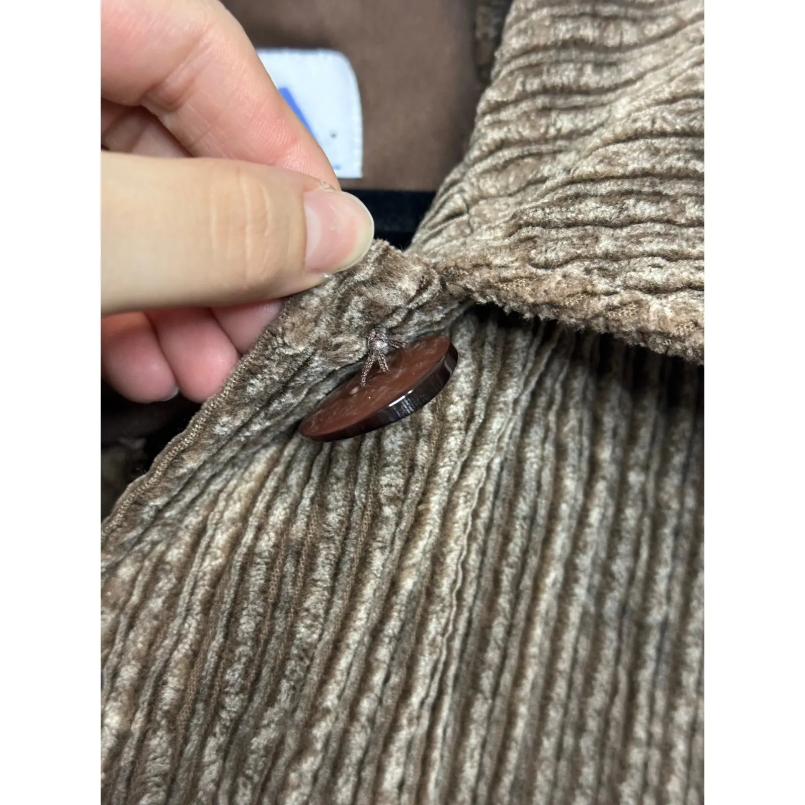 Vintage BFA Classics Corduroy‎ Button Up Jacket Women's Size 14 Petite - Image 4