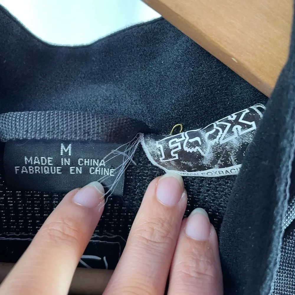 Fox Racing Dakota Full‎ Zip Nylon Moto Jacket in Black Size Medium - Image 4