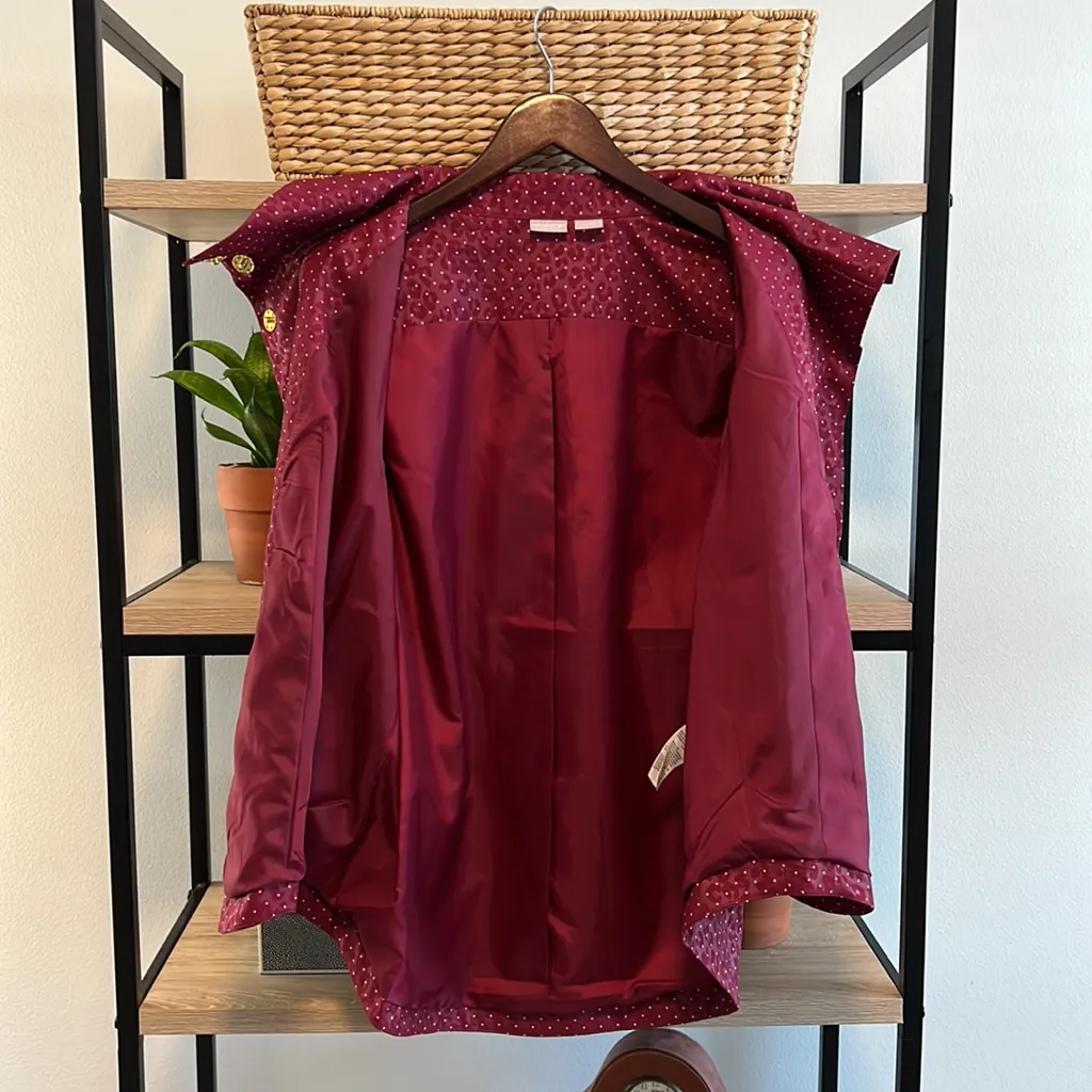 Chico's  Lightweight Polka Dot Spring Jacket, M / 1 - Image 6