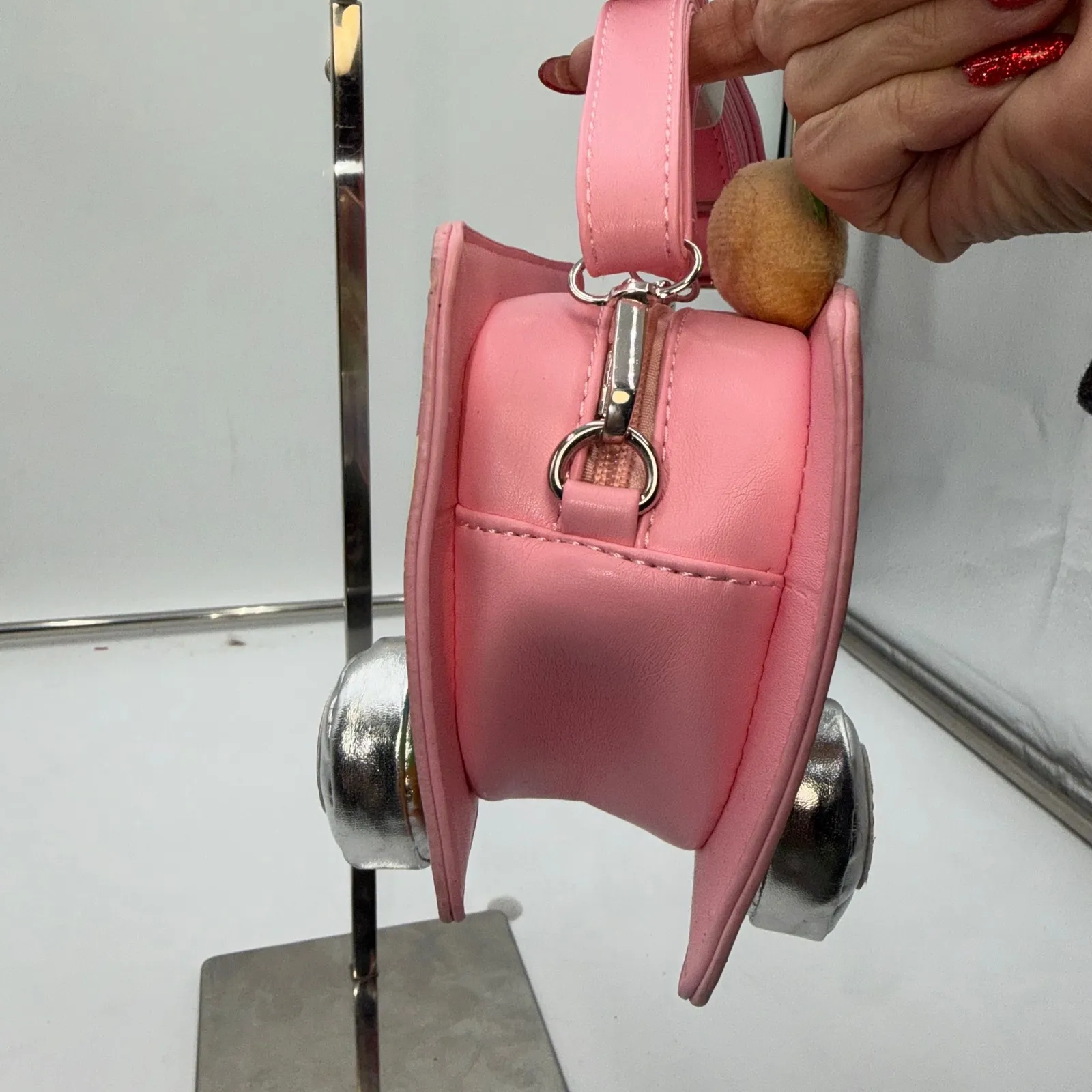 Fantastico Taco Truck Purse Pink Crossbody Bag Cute Novelty Fun - Image 3