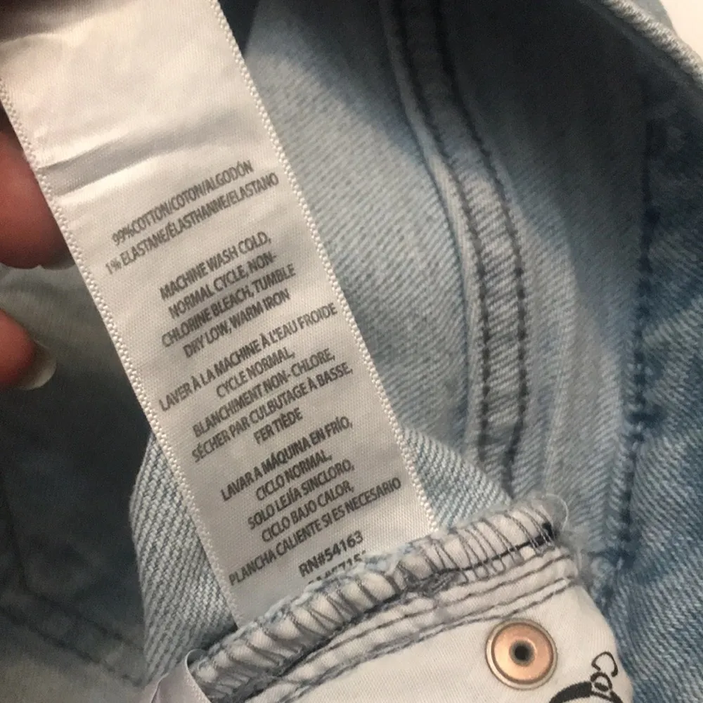 New - Size 32 - NWT Calvin Klein High Rise Straight Leg Raw Hem Ankle Jeans 90… - Image 16