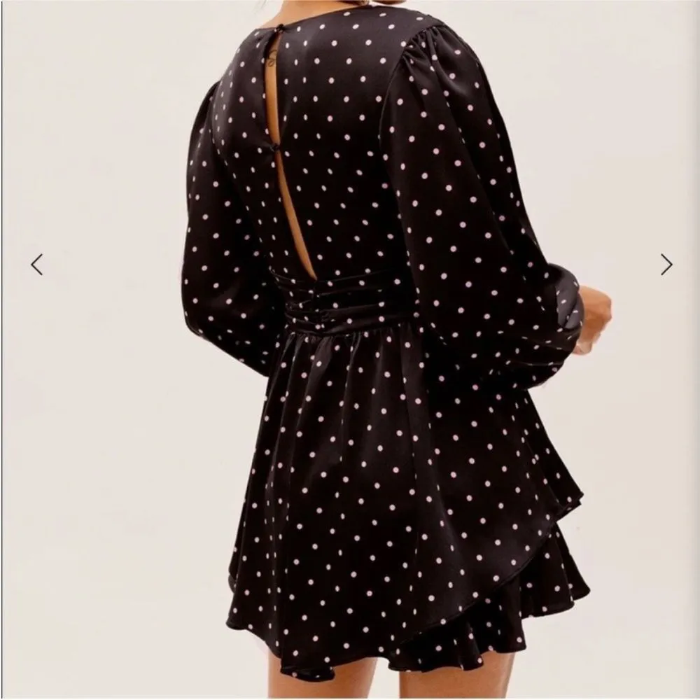 NWOT For Love and Lemons Carissa Mini Dress small - Image 4